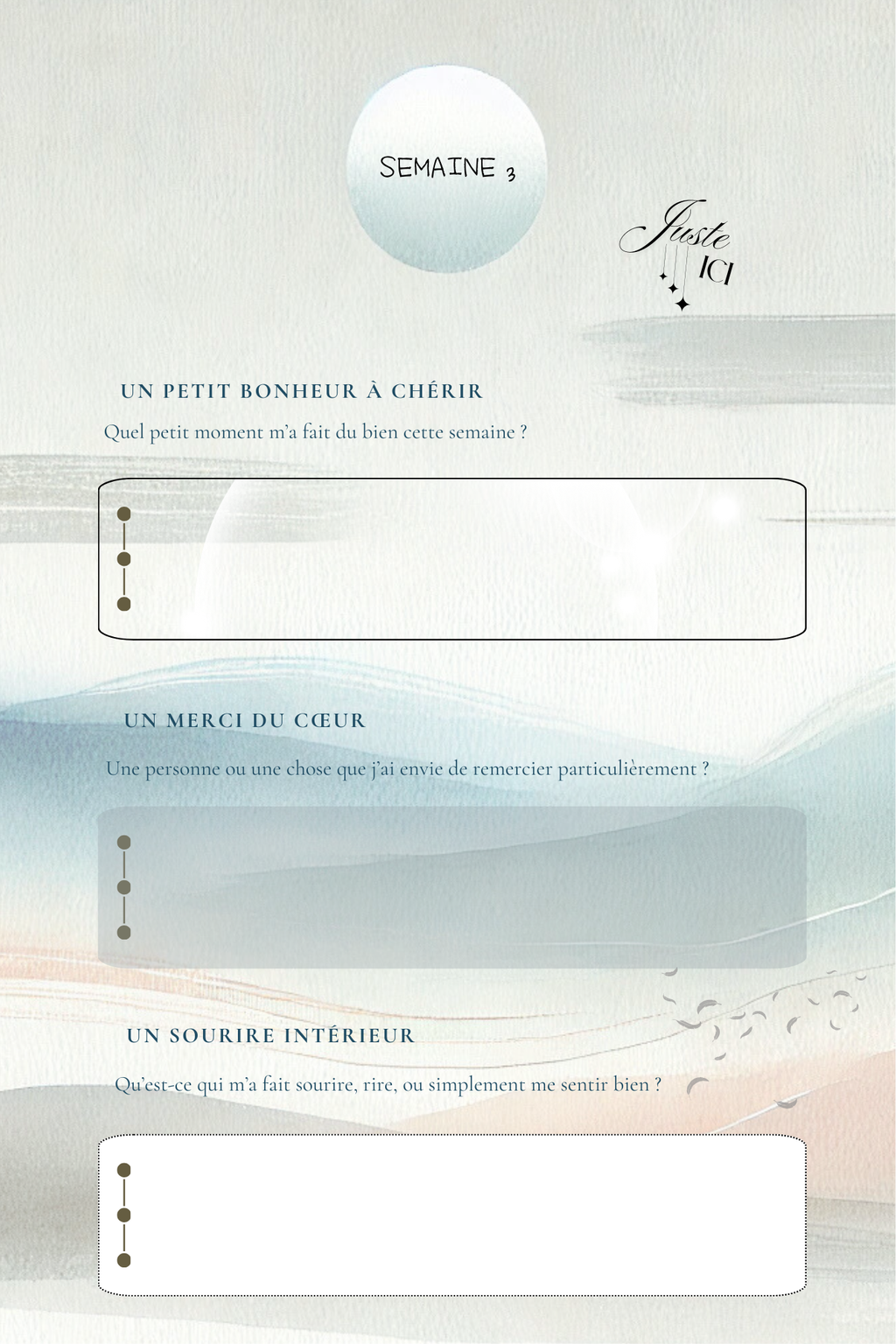 🦋 Mon journal de gratitude et de transformation – Version Papillon