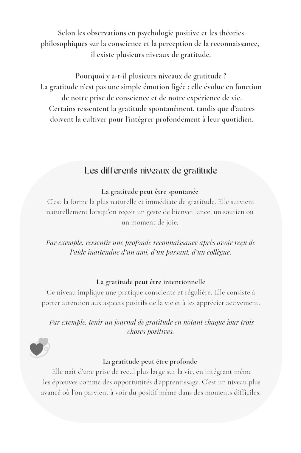 Journal de gratitude et de métamorphose pour femmes – Version N&B.