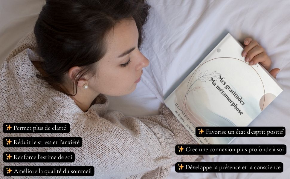 🕊️ Mon journal de gratitude et de transformation – Version Plume