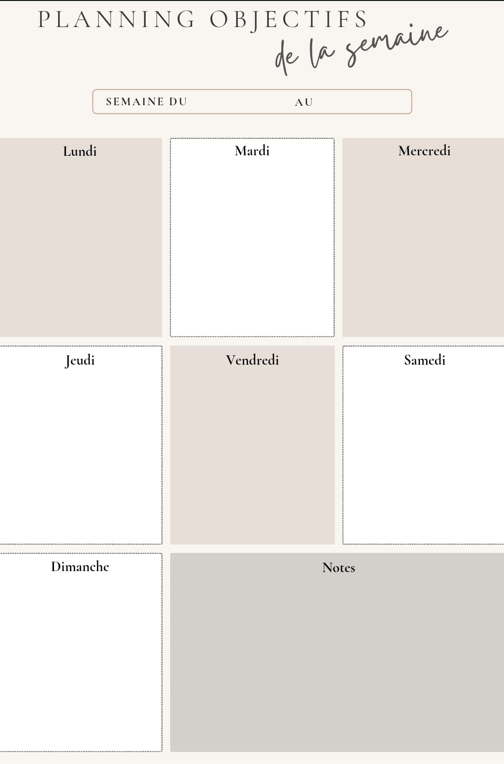 Le Journal de la Working Girl – Version Aurore