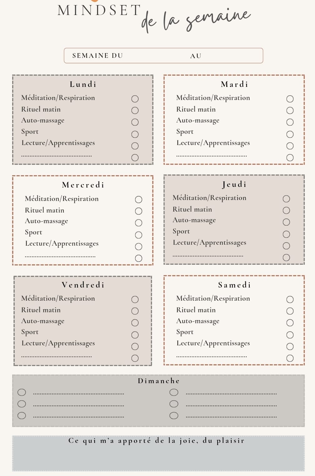 Le Journal de la Working Girl – Version Aurore