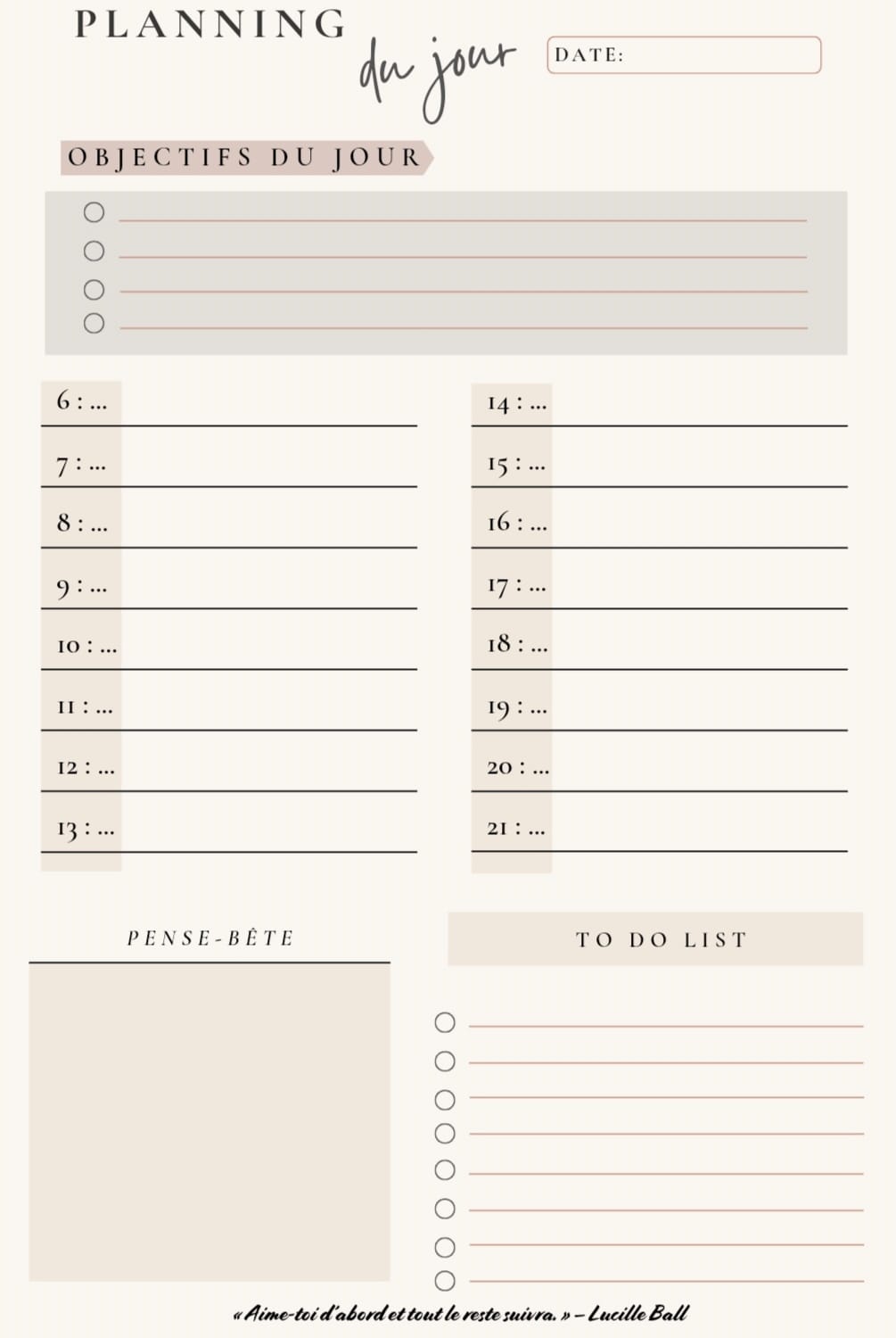 Le journal de la working girl -  IMPRESSION A LA COMMANDE