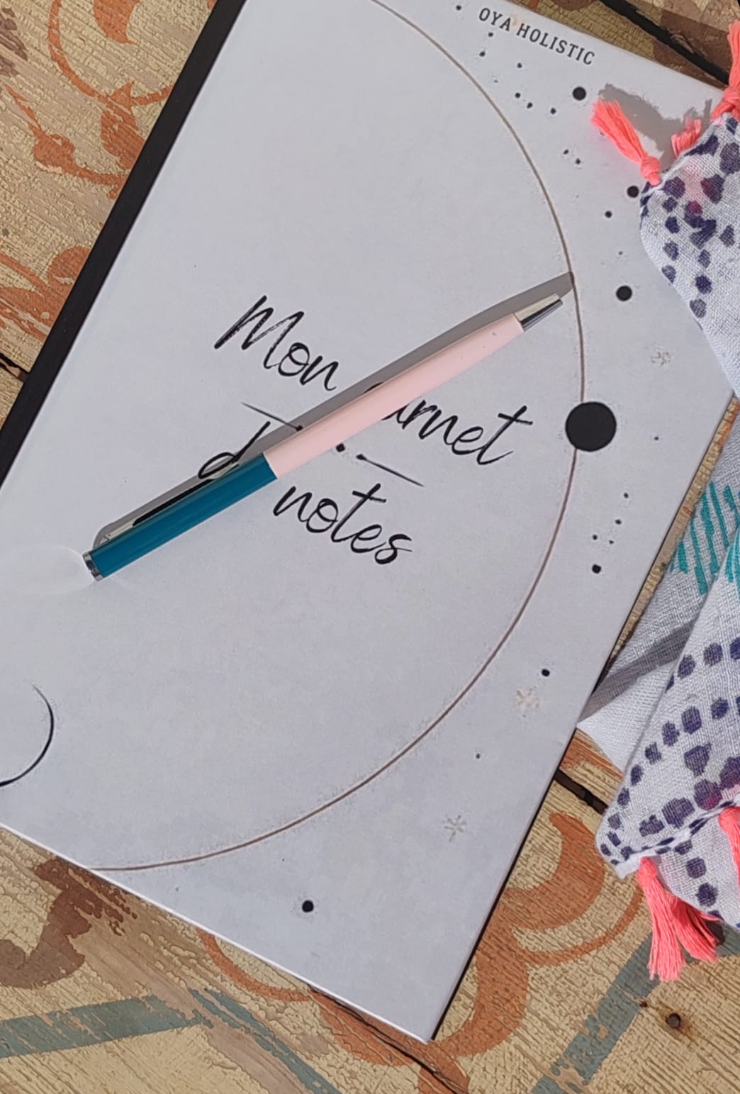 Le carnet de Notes "Le Cosmique" - IMPRESSION A LA COMMANDE