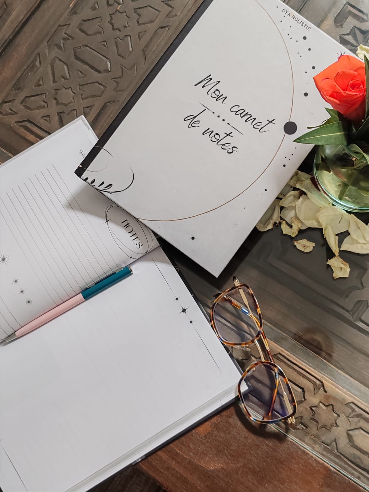 Le carnet de Notes "Le Cosmique" - IMPRESSION A LA COMMANDE